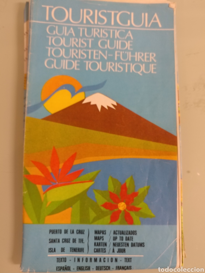 Mapas contempor&aacute;neos: Guia turistica Tenerife. A&ntilde;os 70