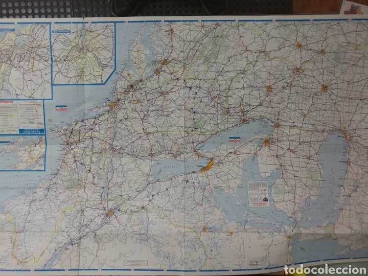 Mapas contempor&aacute;neos: Mapa USA eastern. Exxon a&ntilde;os 80 - Foto 2