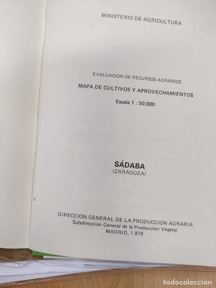 Mapas contempor&aacute;neos: mapa de cultivos y aprovechamiento. Sadaba (Navarra) - Foto 5