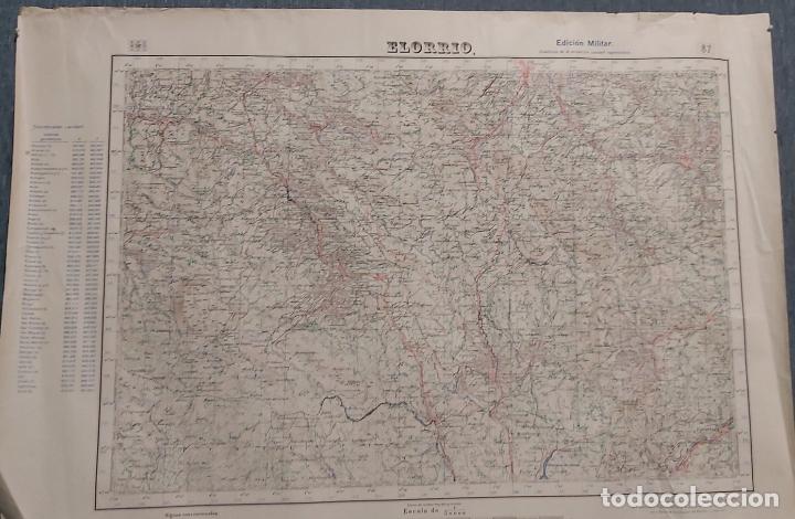 Mapas contempor&acirc;neos: Mapa edici&oacute;n militar Elorrio 2&deg; edici&oacute;n 1952