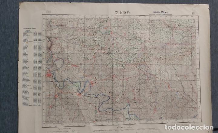 Mapas contempor&acirc;neos: Mapa edici&oacute;n militar Haro 2&deg; edici&oacute;n 1953