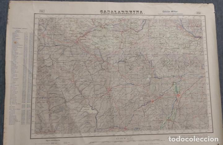 Mapas contempor&aacute;neos: Mapa edici&oacute;n militar casalarreina 2&deg; edici&oacute;n 1952