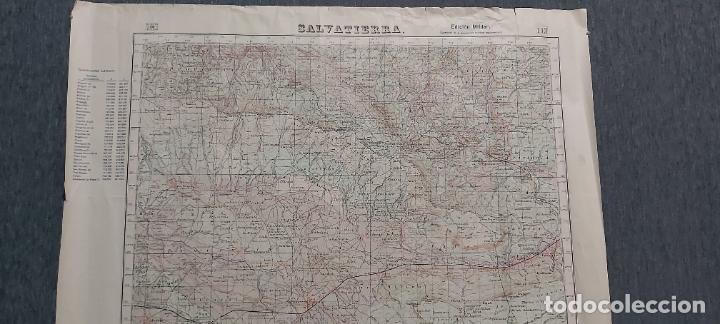 Mapas contempor&acirc;neos: Mapa edici&oacute;n militar Salvatierra 2&deg; edici&oacute;n 1954