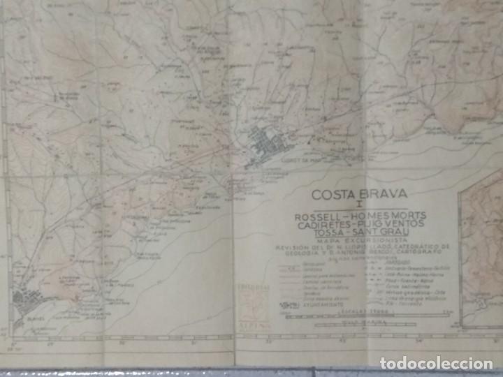Mapas contempor&aacute;neos: PLANO SOBRE TELA COSTA BRAVA - Foto 2