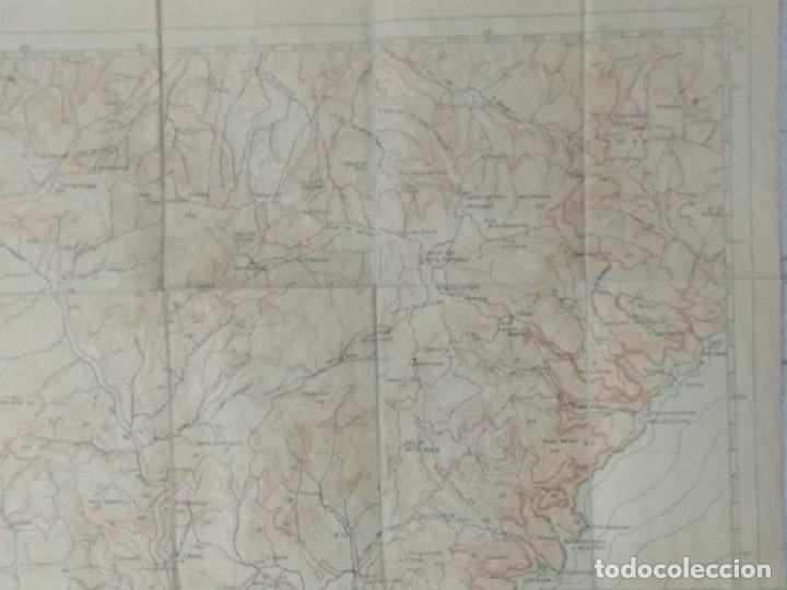 Mapas contempor&aacute;neos: PLANO SOBRE TELA COSTA BRAVA - Foto 4