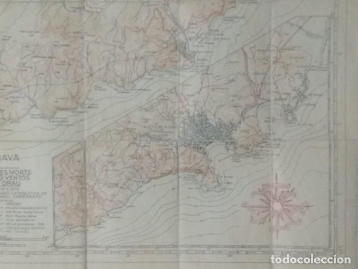 Mapas contempor&aacute;neos: PLANO SOBRE TELA COSTA BRAVA - Foto 5