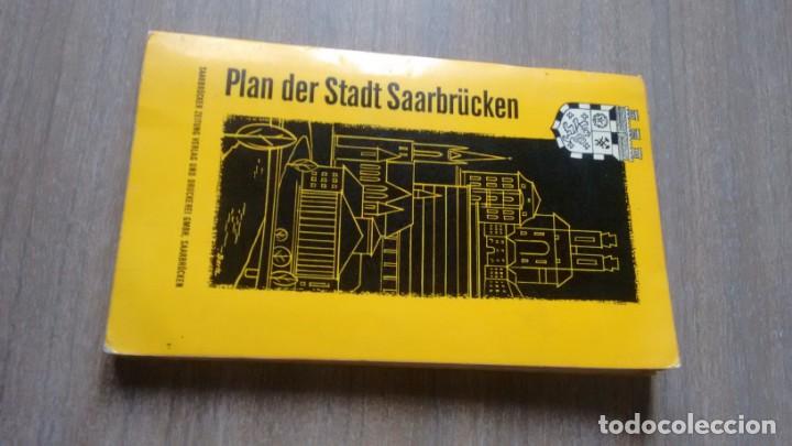 Mapas contempor&aacute;neos: MAPA - PLAN DER STADT SAARBRUCKEN