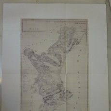 Mapas contemporáneos: REPRODUCCIÓN MAPA DEL REYNO DE VALENCIA. ANTONIO JOSÉ CAVANILLES. MADRID 1795 (37)