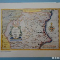 Mapas contemporáneos: REPRODUCCIÓN MAPA DE LA PROVINCIA DE VALENCIA. SILVESTRO DE PANICALE. ROMA 1649 (12)