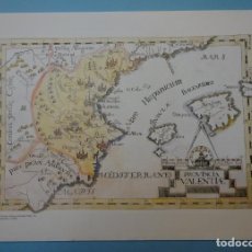 Mapas contemporáneos: REPRODUCCIÓN DE MAPA DE LA PROVINCIA DE VALENCIA. SILVESTRO DA PANICALE. MILÁN 1712 (21)