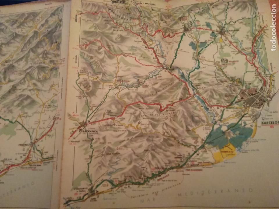 Mapas contempor&aacute;neos: MAPAS TURISTICOS DE ESPA&Ntilde;A FIRESTONE - CATALU&Ntilde;A - Foto 3