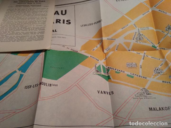 Mapas contempor&aacute;neos: . PLAN DE PARIS - MONUMENTS - METRO - Foto 2