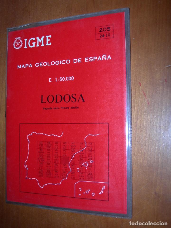 Mapas contempor&aacute;neos: LODOSA / MAPA GOEL&Oacute;GICO DE ESPA&Ntilde;A
