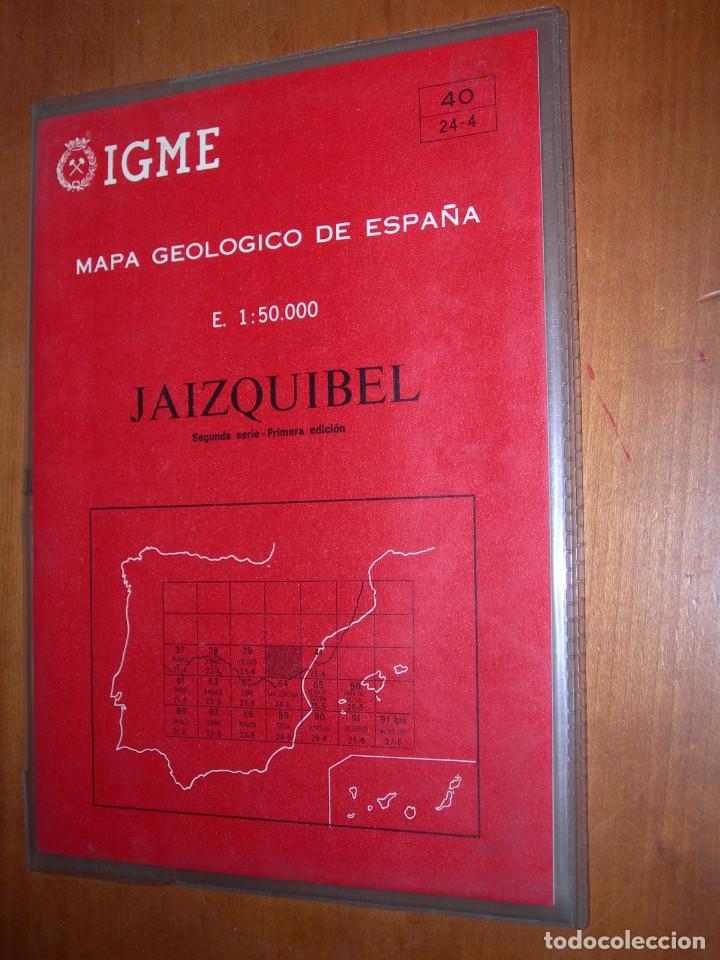 Mapas contempor&aacute;neos: JAIZQUIBEL / MAPA GEOL&Oacute;GICO DE ESPA&Ntilde;A