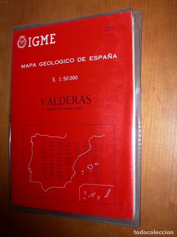 Mapas contempor&aacute;neos: VALDERAS / MAPA GEOL&Oacute;GICO DE ESPA&Ntilde;A - Foto 1