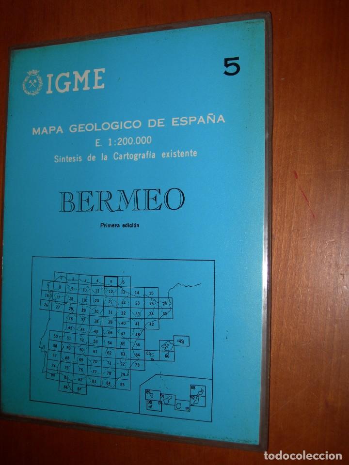 Mapas contempor&aacute;neos: BERMEO / MAPA GEOL&Oacute;GICO DE ESPA&Ntilde;A