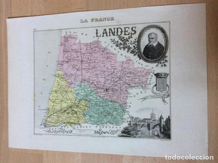 Mapas contempor&aacute;neos: Mapa de Francia 32cmx22cm - Foto 6