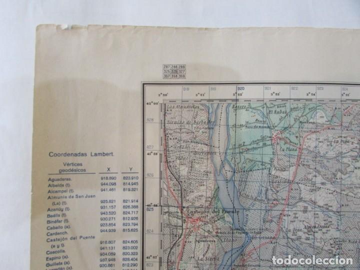 Mapas contempor&aacute;neos: Mapa del Ej&eacute;rcito 1:50.000 MONZ&Oacute;N A&ntilde;o 1953 - Foto 3