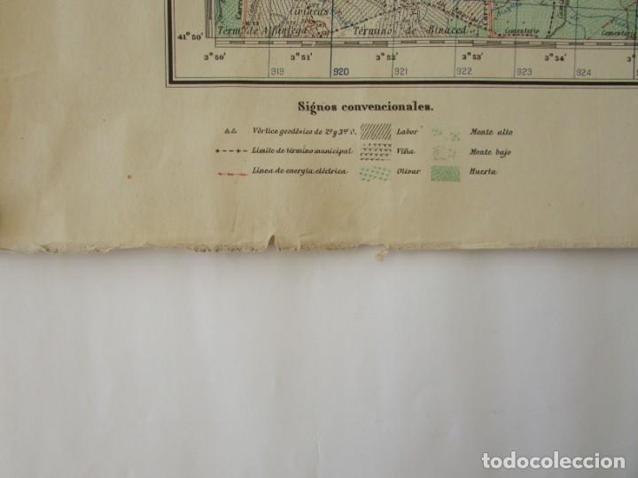 Mapas contempor&aacute;neos: Mapa del Ej&eacute;rcito 1:50.000 MONZ&Oacute;N A&ntilde;o 1953 - Foto 4