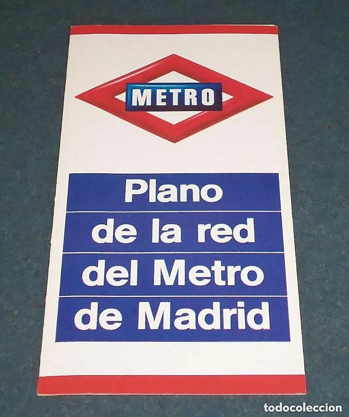 Mapas contempor&aacute;neos: Mapa / Plano METRO de Madrid - 1981