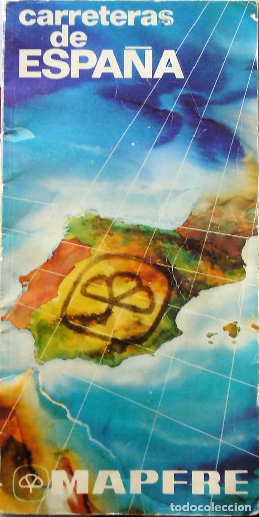Mapas contempor&aacute;neos: MAPA DE CARRETERAS DE ESPA&Ntilde;A - MAPFRE 1979 - Foto 1