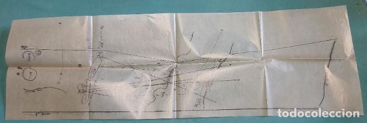 Mapas contempor&aacute;neos: Plano / mapa de papel de cebolla, 60 x 18,5 cm - Foto 1