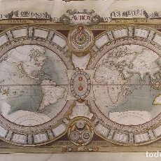Mapas contemporáneos: CARTE GENERALE CONTENANTE LES MONDES COELESTE TERRESTRE ET CIVILE AÑO 1688