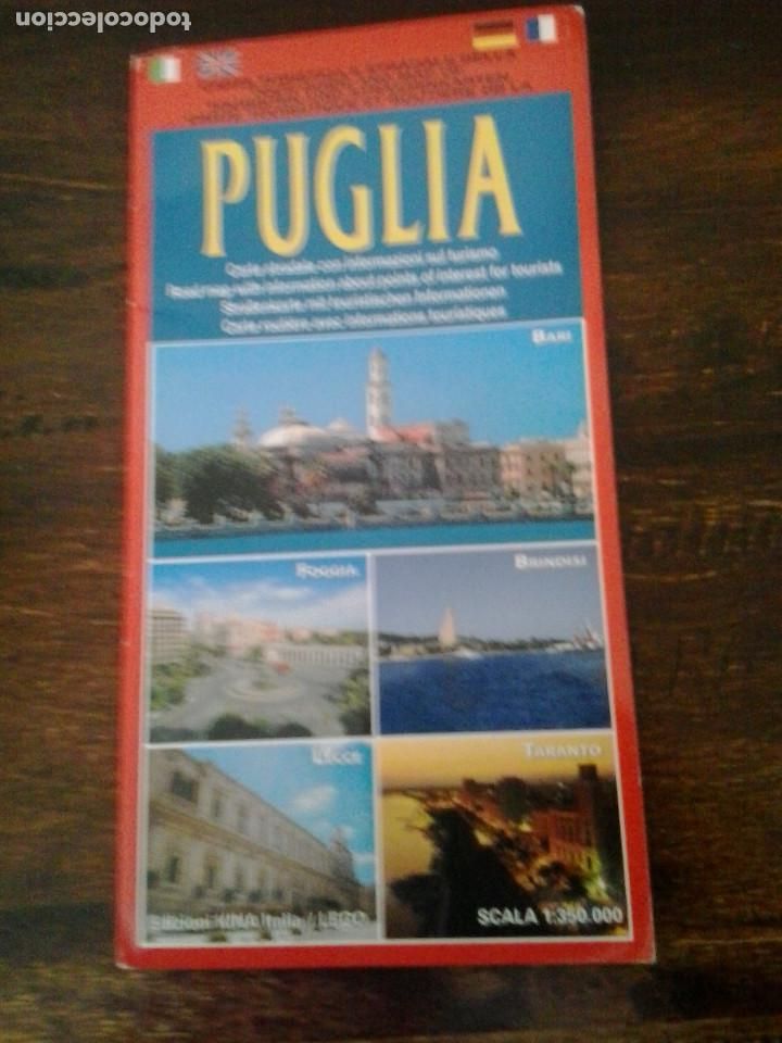 Mapas contempor&acirc;neos: LMV - Mapa turistico de Puglia, a&ntilde;o 2003