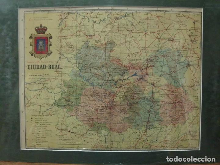 Zeitgen&ouml;ssische Karten: MAPA ANTIGO DE LA PROVINCIA DE CIUDAD REAL. AUTOR BENITO CHIAS ING&ordm;. A&Ntilde;O 1910 G-MAPAS-028