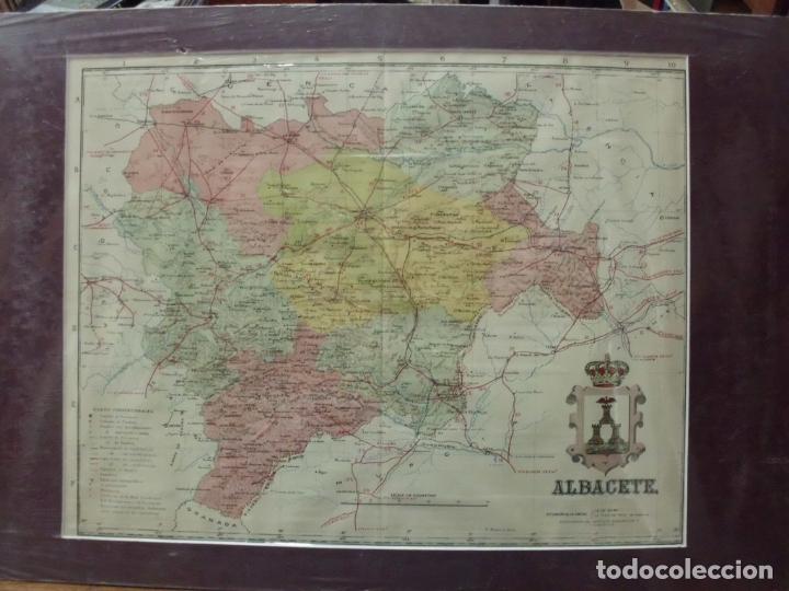 Zeitgen&ouml;ssische Karten: MAPA ANTIGO DE LA PROVINCIA DE ALBACETE. AUTOR BENITO CHIAS ING&ordm;. A&Ntilde;O 1910 G-MAPAS-030