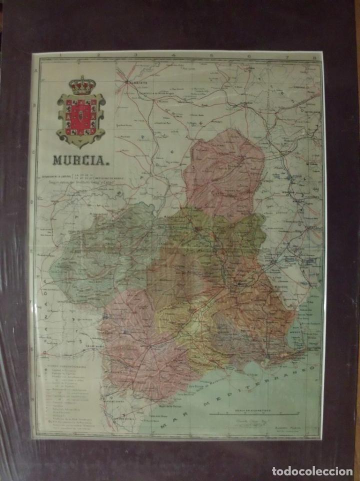 Zeitgen&ouml;ssische Karten: MAPA ANTIGO DE LA PROVINCIA DE MURCIA. AUTOR BENITO CHIAS ING&ordm;. A&Ntilde;O 1910 G-MAPAS-031