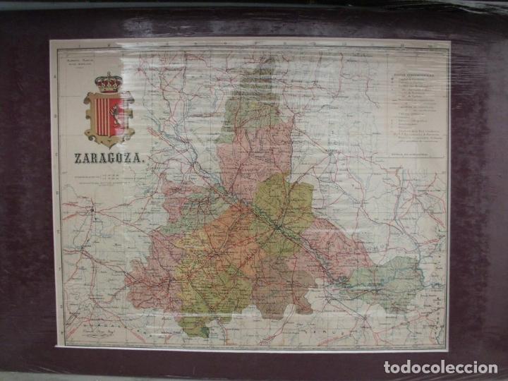Zeitgen&ouml;ssische Karten: MAPA ANTIGO DE LA PROVINCIA DE ZARAGOZA. AUTOR BENITO CHIAS ING&ordm;. A&Ntilde;O 1930 G-MAPAS-035