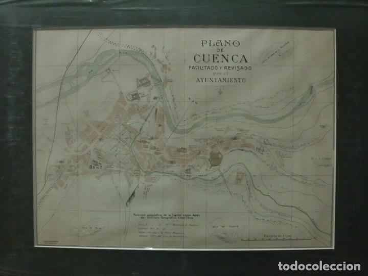 Zeitgen&ouml;ssische Karten: PLANO ANTIGUO DE LA CIUDAD DE CUENCA. ALBERTO MARTIN EDITOR. A&Ntilde;O 1907 G-PLANOS-015