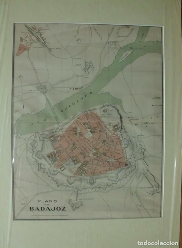 Zeitgen&ouml;ssische Karten: PLANO ANTIGUO DE LA CIUDAD DE BADAJOZ. ALBERTO MARTIN EDITOR. A&Ntilde;O 1907 G-PLANOS-018