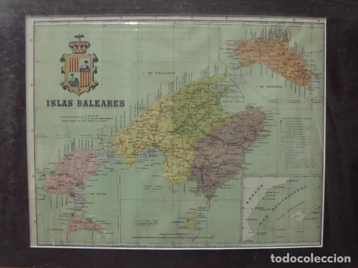 Zeitgen&ouml;ssische Karten: MAPA ANTIGUO DE LA CIUDAD DE ISLAS BALEARES. ALBERTO MARTIN EDITOR. A&Ntilde;O 1907 G-MAPAS-047