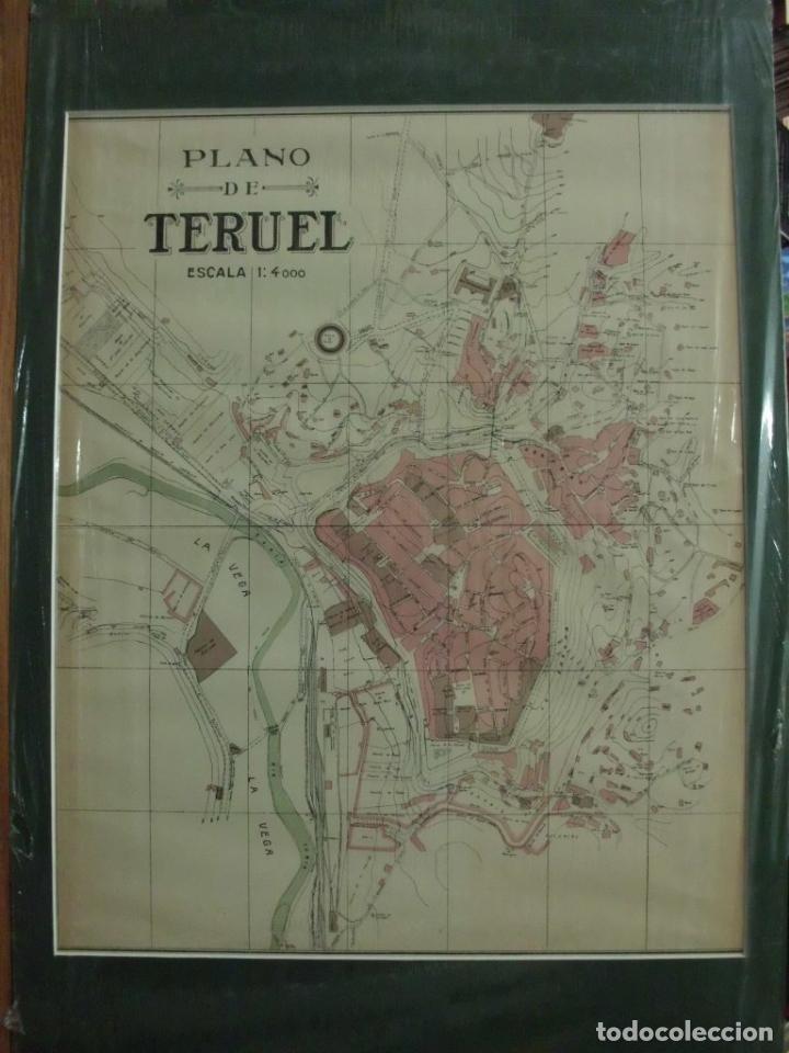 Zeitgen&ouml;ssische Karten: PLANO ANTIGUO DE LA CIUDAD DE TERUEL. ALBERTO MARTIN EDITOR. A&Ntilde;O 1907 G-PLANOS-025