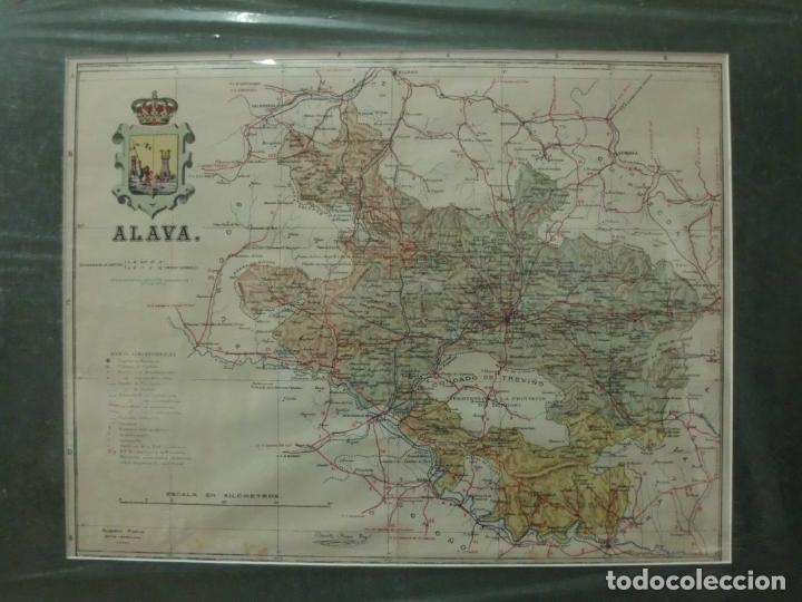 Zeitgen&ouml;ssische Karten: MAPA ANTIGO DE LA PROVINCIA DE ALAVA. AUTOR BENITO CHIAS ING&ordm;. A&Ntilde;O 1910 G-MAPAS-048