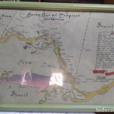 Mapas contemporáneos: MAPA RIO AMAZONAS CONFLUENCIA ENTRE BRASIL Y PERÚ