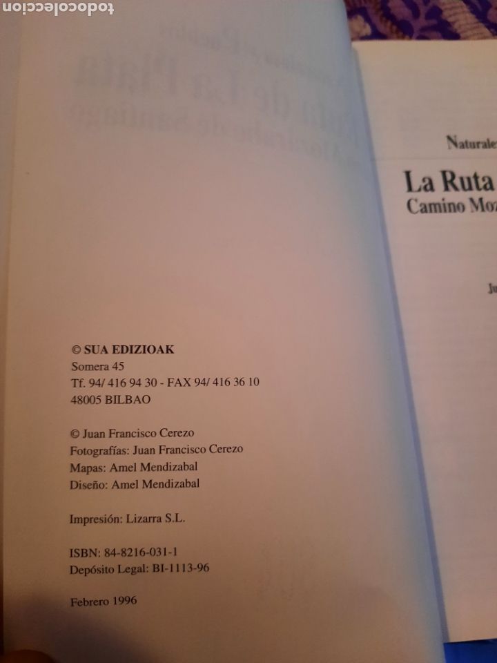 Mapas contempor&aacute;neos: Guia Via de la Plata 1996. - Foto 2