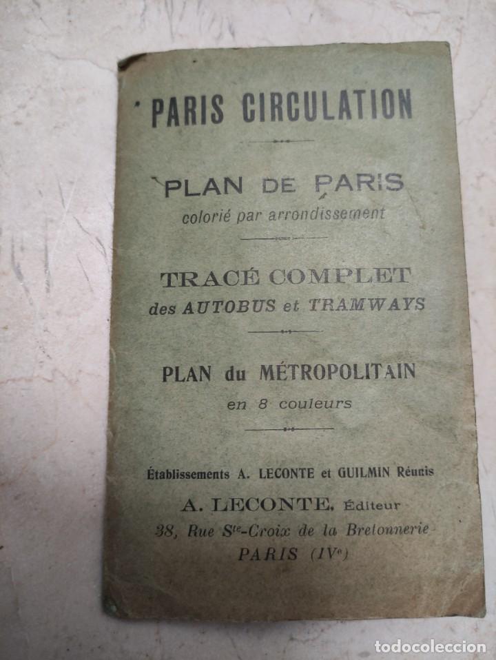 Mapas contempor&aacute;neos: Paris Circulaci&oacute;n. Plano Paris - Foto 1