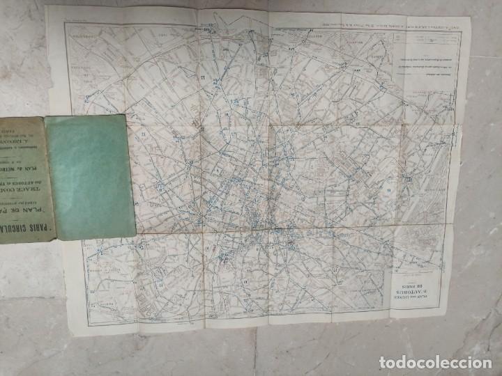 Mapas contempor&aacute;neos: Paris Circulaci&oacute;n. Plano Paris - Foto 3