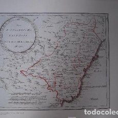 Mapas contemporáneos: * REPRODUCCIÓN * REINO DE VALENCIA * CASTELLÓN * FRANZ J. REILLY, VIENA 1791