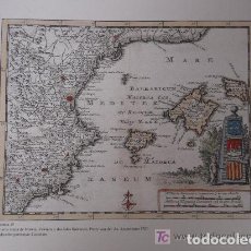 Mapas contemporáneos: * REPRODUCCIÓN * REINO DE VALENCIA * NUEVA MAPA DE MURCIA, VALENCIA Y DAS ISLAS BALEARES , 1707