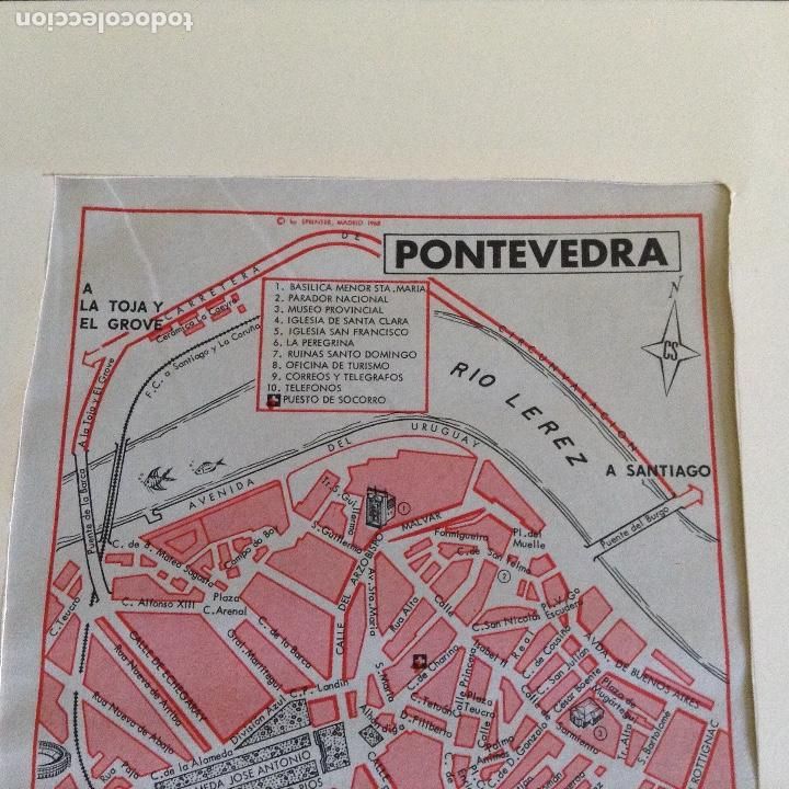 Mapas contempor&aacute;neos: Plano-mapa Vintage Pontevedra - Foto 2