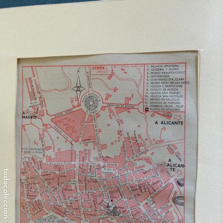 Mapas contempor&aacute;neos: Plano-mapa Vintage Murcia - Foto 3