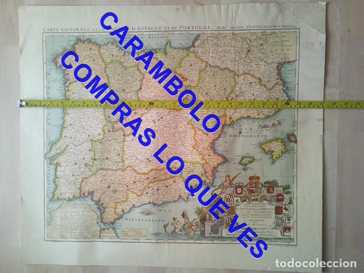 Zeitgen&ouml;ssische Karten: 69 CM MAPA DE ESPA&Ntilde;A ANTIGUO INSTITUTO GEOGRAFICO NACIONAL 1981