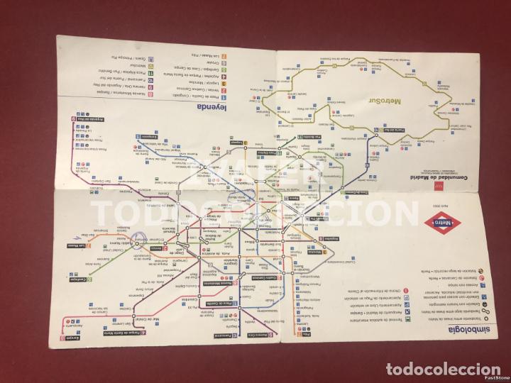 Mapas contempor&aacute;neos: PLANO DE BOLSILLO DE METRO DE MADRID - Foto 2