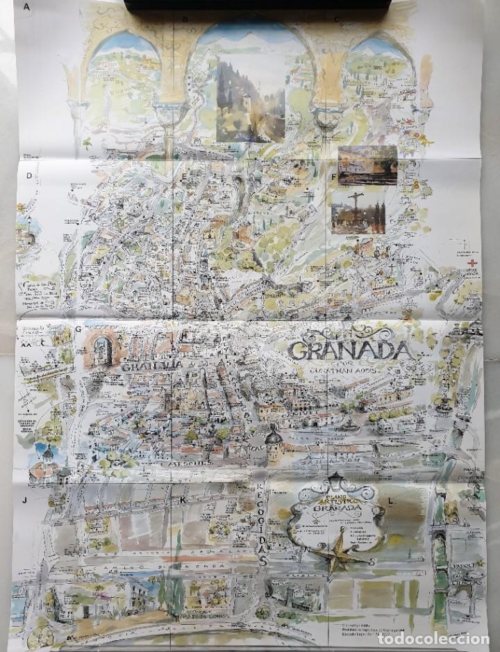 Mapas contempor&aacute;neos: PLANO ART&Iacute;STICO DE GRANADA - Foto 2