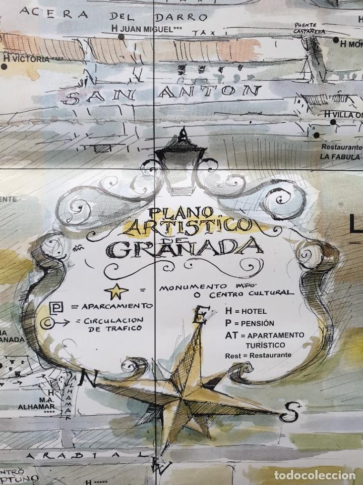 Mapas contempor&aacute;neos: PLANO ART&Iacute;STICO DE GRANADA - Foto 3
