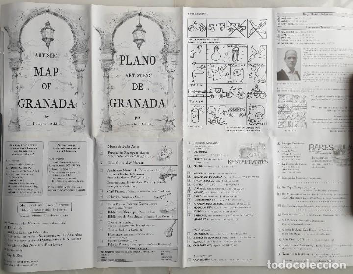 Mapas contempor&aacute;neos: PLANO ART&Iacute;STICO DE GRANADA - Foto 4
